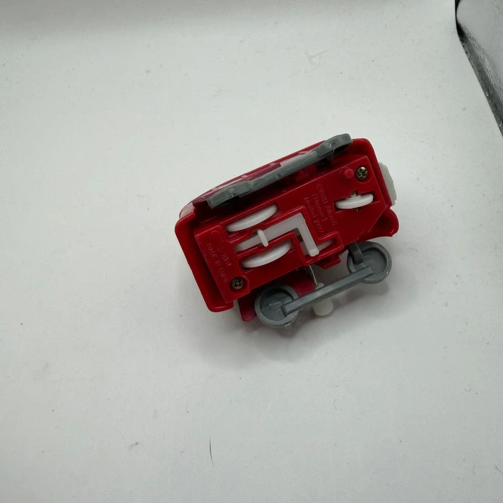 Vintage 1997 Thomas & Friends Bertie the Bus Wind Up Toy Tomy Britt Allcroft Red